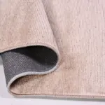 Lizzano Modern Krem Pamuk ve Polyester Kaydırmaz Taban Jakarlı Makine Halısı - Görsel 3