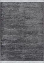 Galatone Modern Antrasit Pamuk ve Polyester Kaydırmaz Taban Jakarlı Makine Halısı