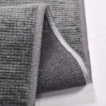 Galatone Modern Antrasit Pamuk ve Polyester Kaydırmaz Taban Jakarlı Makine Halısı - Görsel 5