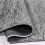 Galatone Modern Antrasit Pamuk ve Polyester Kaydırmaz Taban Jakarlı Makine Halısı - Görsel 3