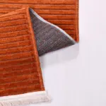 Forio Modern Kiremit Natural Lateks Kaydırmaz Tabanlı Makine Halısı - Görsel 3