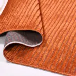 Forio Modern Kiremit Natural Lateks Kaydırmaz Tabanlı Makine Halısı - Görsel 4