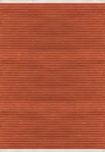 Forio Modern Kiremit Natural Lateks Kaydırmaz Tabanlı Makine Halısı