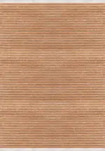 Pagani Modern Turuncu Natural Lateks Kaydırmaz Tabanlı Makine Halısı