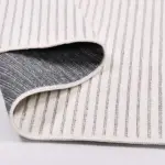 Mormile Modern Beyaz Natural Lateks Kaydırmaz Tabanlı Makine Halısı - Görsel 5