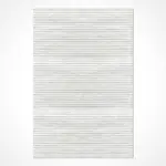 Mormile Modern Beyaz Natural Lateks Kaydırmaz Tabanlı Makine Halısı - Görsel 2