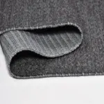 Sarno Modern Antrasit Natural Lateks Kaydırmaz Tabanlı Makine Halısı - Görsel 3