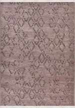 Flumeri Geometrik Bej Pamuk ve Polyester Kaydırmaz Taban Makine Halısı