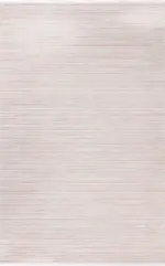 Discesa Çizgili Krem Akrilik Makine Halısı