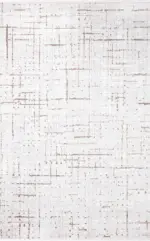 Caivano Modern Krem Akrilik Makine Halısı