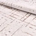 Caivano Modern Krem Akrilik Makine Halısı - Görsel 5