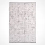 Capua Modern Gri Akrilik Makine Halısı - Görsel 2