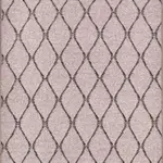 Vernole Modern Kahve Pamuk ve Polyester Kaydırmaz Taban Makine Halısı