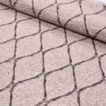 Vernole Modern Kahve Pamuk ve Polyester Kaydırmaz Taban Makine Halısı - Görsel 4