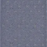 Veglie Modern Antrasit Pamuk ve Polyester Kaydırmaz Taban Makine Halısı