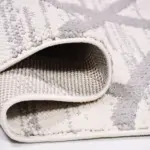 Saltara Modern Beyaz Soft Yumuşak Polyamid Makine Halısı - Görsel 3