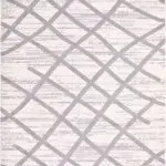 Saltara Modern Beyaz Soft Yumuşak Polyamid Makine Halısı