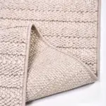 Campo Modern Bej Polipropilen Atkılı Jüt Makine Halısı - Görsel 5