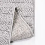 Abajo Modern Gri Polipropilen Atkılı Jüt Makine Halısı - Görsel 6