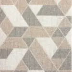 Viano Modern Krem,Vizon,Gri Polyester Makine Halısı