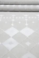 Batley Modern Krem Akrilik Makine Halısı - Görsel 5