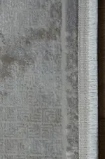 Sens Çerçeveli Bej Akrilik Makine Halısı - Görsel 7