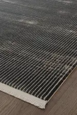 Taranto Modern Mavi Akrilik Makine Halısı - Görsel 2