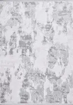 Padru Modern Gri Bambu ve Akrilik Makine Halısı