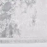 Padru Modern Gri Bambu ve Akrilik Makine Halısı - Görsel 4