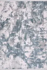 Sozza Modern Gri Bambu ve Akrilik Makine Halısı