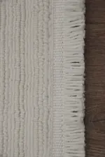 Surbo Modern Krem Polyester Makine Halısı - Görsel 3
