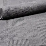 Capriglia Modern Gri Dtex Soft Kaydırmaz Tabanlı Makine Halısı - Görsel 3