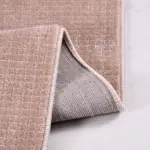 Taurasi Modern Bej Dtex Soft Kaydırmaz Tabanlı Makine Halısı - Görsel 5