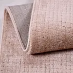 Taurasi Modern Bej Dtex Soft Kaydırmaz Tabanlı Makine Halısı - Görsel 4