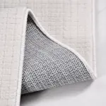 Arpaise Modern Beyaz Dtex Soft Kaydırmaz Tabanlı Makine Halısı - Görsel 5