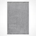 Deliceto Modern Gri Dtex Soft Kaydırmaz Tabanlı Makine Halısı - Görsel 2