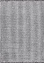 Deliceto Modern Gri Dtex Soft Kaydırmaz Tabanlı Makine Halısı