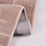 Lucera Modern Bej Dtex Soft Kaydırmaz Tabanlı Makine Halısı - Görsel 6