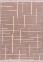 Lucera Modern Bej Dtex Soft Kaydırmaz Tabanlı Makine Halısı