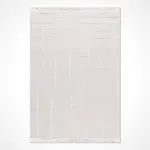 Bovino Modern Beyaz Dtex Soft Kaydırmaz Tabanlı Makine Halısı - Görsel 2