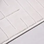 Bovino Modern Beyaz Dtex Soft Kaydırmaz Tabanlı Makine Halısı - Görsel 7