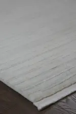 Arluno Modern Krem Polyester Makine Halısı - Görsel 2