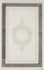 Madeley Çerçeveli Krem Akrilik Makine Halısı