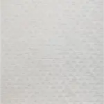 Jaen Modern Krem Yıkanabilir Polyester,Pamuk Makine Halısı