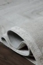 Sens Çerçeveli Bej Akrilik Makine Halısı - Görsel 5