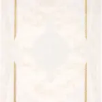 Hales Çerçerveli Krem Akrilik Makine Halısı Hales Çerçerveli Krem Akrilik Makine Halısı