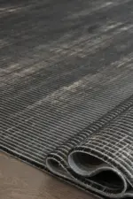 Taranto Modern Mavi Akrilik Makine Halısı - Görsel 6