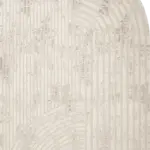 Turi Sağ Tasarım Krem Akrilik Makine Halısı