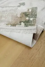 Rovato Klasik Göbekli Kahverengi Akrilik Makine Halısı - Görsel 5