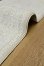 Settimo Klasik Göbekli Krem Akrilik Makine Halısı - Görsel 4